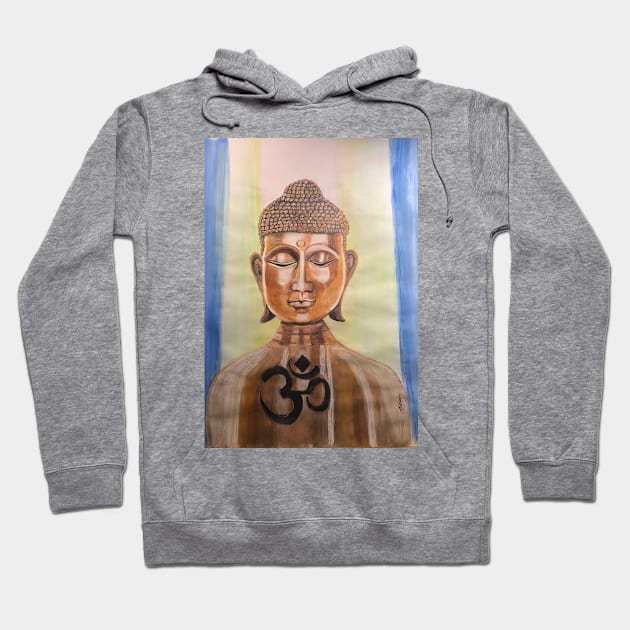 Buddha Hoodie by Art by Kerry Cortinas